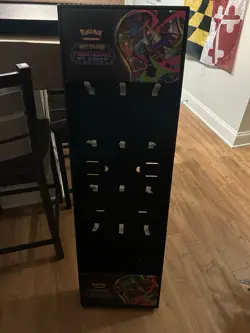 Pokemon Mega Evolution Phantasmal Flames Retail Display Rack With Base 5ft Tall - Image 1