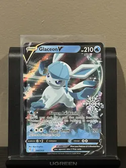 Pokemon Evolving Skies Glaceon V 040/203 Holiday Calendar Stamped Promo NM - Image 1