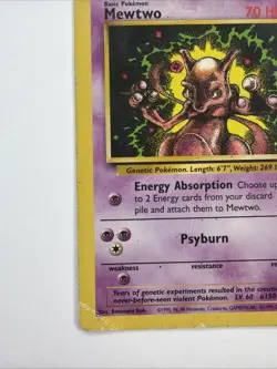 Pokemon Mewtwo 14 Promo Black Star HP Regular Rare - Image 3