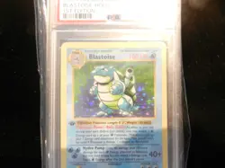 1999 Pokemon Blastoise-Holo 1st Edition PSA 4 - Image 5