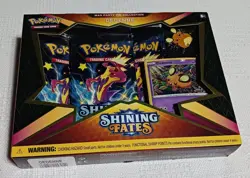 Pokemon TCG Shining Fates Mad Party Pin Collection Dedenne Factory Sealed - Image 1