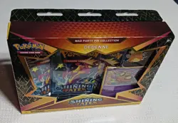 Pokemon TCG Shining Fates Mad Party Pin Collection Dedenne Factory Sealed - Image 2