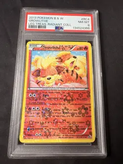2013 Pokemon B&W Legend Treasures Radiant Coll Growlithe RC4/RC25 PSA 8 NM-MT - Image 1