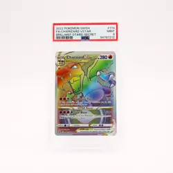 Charizard Vstar - 174/172 PSA 9 Brilliant Stars Rainbow Pokemon - MINT - Image 1