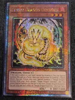 Near Mint, English Yu Gi Oh Tenpai Dragon Genroku - INFO-EN019 - Quarter Century - Image 1