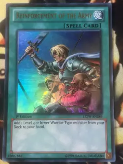 Yugioh: Reinforcement Of The Army - LCJW-EN286 - Ultra Rare - 1st Edition - LP - Image 1