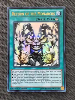 Yugioh Return of the Monarchs 1st Edition Ultra Rare MP14-EN173 LP - Image 1