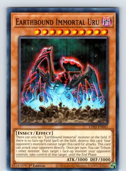 Earthbound Immortal Uru Common 1st Edition LDS3-EN043 LP - Image 1