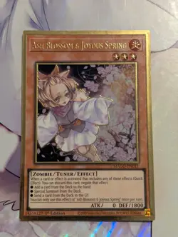 YUGIOH Gold Rare Ash Blossom & Joyous Spring MAGO-EN011 1st Edition - Image 1