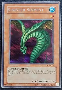 Sinister Serpent SDD-002 YuGiOh Stairway to the Destined Duel HP - Image 1