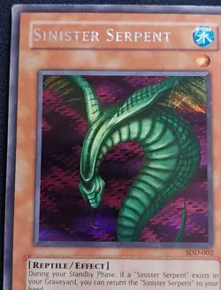 Sinister Serpent SDD-002 YuGiOh Stairway to the Destined Duel HP - Image 2