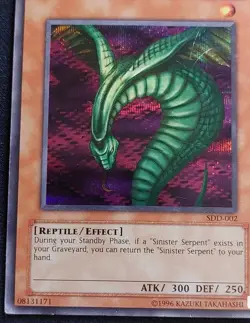 Sinister Serpent SDD-002 YuGiOh Stairway to the Destined Duel HP - Image 3
