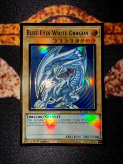🔥YUGIOH • BLUE EYES WHITE DRAGON • ULTRA RARE • MAGO-EN001 • 1st EDITION • NM🔥 - Image 5