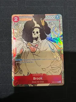 One Piece TCG Brook ST01-011 1st Anniversary Set NM #2 - Image 1