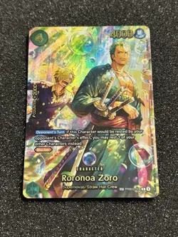 Roronoa Zoro One Piece The Azure Seas Seven SP PRB02-006 Near Mint English - Image 1