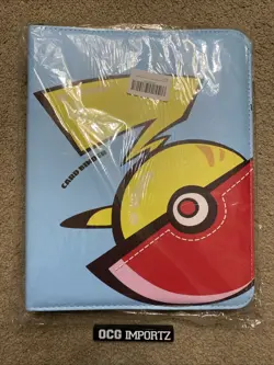 Pokemon Card Binder with 900 Pockets with Zipper Pikachu NEW! (SHIPPED IN USA) - Image 2