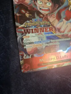 Monkey.D.Luffy Treasure Cruise Winner - One Piece Promotion Cards - Image 2