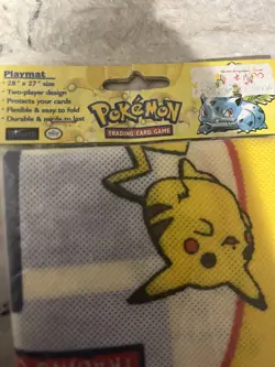 FACTORY SEALED 1999 Pokemon Trading Card Game Play Mat PlayMat Wizards VINTAGE - Image 1