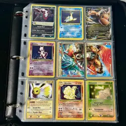 Pokemon Collection Vintage WoTC & More - Lot 100x Holos Binder Pages Cards - Image 1