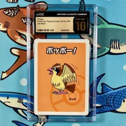Pidgey Old Maid (2019) CGC 10 Pristine Pokemon Playing Cards - Japanese Red Back - Image 1