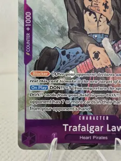 Trafalgar Law ST10-010 Treasure Rare TR Alternate Art One Piece Card English - Image 5