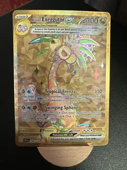 Pokemon TCG Alolan Exeggutor EX 248/191SV08: Surging Sparks Holo Card - Image 1