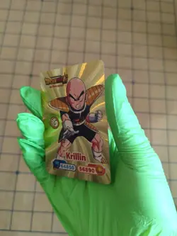 Dragon Ball Heroes Card Krillin Plated Metal Custom Card Doujin DBZ DBS CCG - Image 5