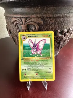 Pokemon TCG Venomoth Jungle 29/64 1st Edition Non-Holo Rare Card - Image 1