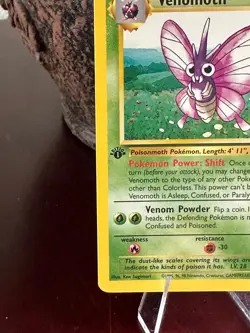 Pokemon TCG Venomoth Jungle 29/64 1st Edition Non-Holo Rare Card - Image 2