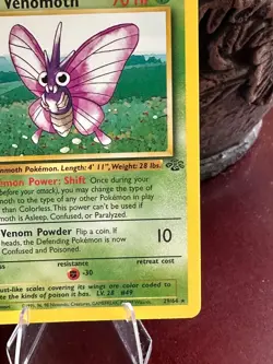 Pokemon TCG Venomoth Jungle 29/64 1st Edition Non-Holo Rare Card - Image 3
