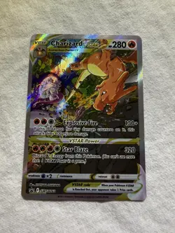 Pokemon TCG Charizard VSTAR SWSH262 Sword & Shield Promo Card Holo NM Condition - Image 1