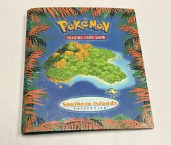 POKEMON SOUTHERN ISLANDS BINDER ONLY- NO CARDS -HAS WEAR - Image 1
