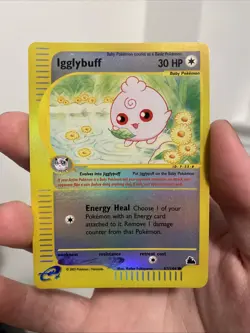 Pokemon TCG Card - Igglybuff (Skyridge Set) 67/144 Reverse Holo Common - Image 1