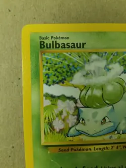 INK ERROR - BULBASAUR 44/102 - BASE SET - VINTAGE WOTC Pokemon Card - NM/M - Image 2