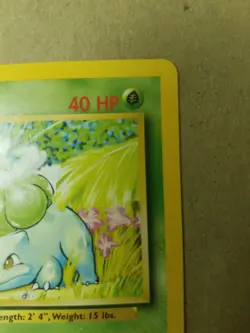 INK ERROR - BULBASAUR 44/102 - BASE SET - VINTAGE WOTC Pokemon Card - NM/M - Image 3