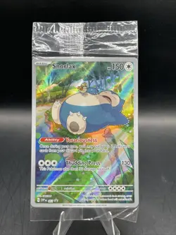 Snorlax 051 Sv: Scarlet & Violet Promo Cards Holo Sealed - Image 1