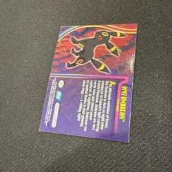 Umbreon #197 Blue Logo Topps Holo Foil TV Animation Pokemon Card LP - Image 5