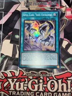 Spell Card “soul Exchange” Super Rare 1st Edition INFO-EN100 Yugioh - Image 1