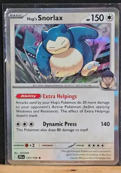 Pokemon Lot of 5 Snorlax Cards NM Condition - Image 3