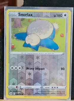 Pokemon Lot of 5 Snorlax Cards NM Condition - Image 5