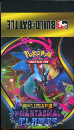 PHANTASMAL FLAMES Sealed 10 Ct Build & Battle Display Box (Pokemon Cards) - Image 1