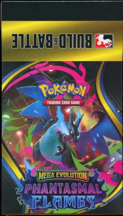 PHANTASMAL FLAMES Sealed 10 Ct Build & Battle Display Box (Pokemon Cards) - Image 2