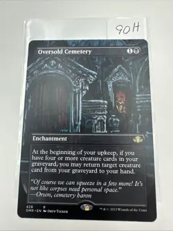 MTG Oversold Cemetery (Borderless) (428) | NM | Dominaria Remastered {DMR} - Image 2