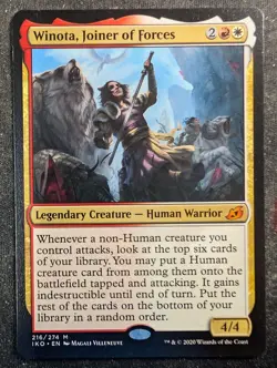Winota, Joiner of Forces - Ikoria: Lair of Behemoths (MTG) - Image 1