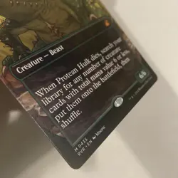 MTG Protean Hulk ANIME BORDERLESS Ravnica Remastered 435 NM - Image 2