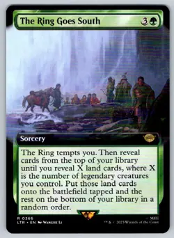 2023 Lord of the Rings The Ring Goes South (Extended Art) Rare #366 - Image 1