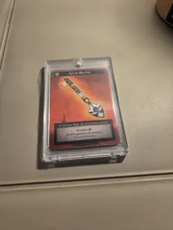 NON FOIL Key to the City Non Foil Unique Sorcery Contested Realm Gothic (NM) - Image 1