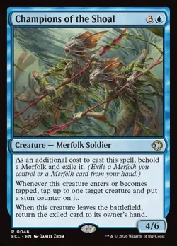 Champions of the Shoal - #46 - Lorwyn Ecliped - NM MTG - Image 1