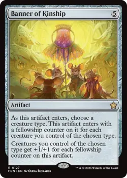 Foil Banner of Kinship Foundations LP - Image 1