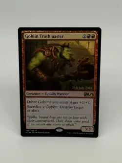 Goblin Trashmaster - M19 144/280 - Foil - PreRelease 7-8 July, 2018 - Image 1